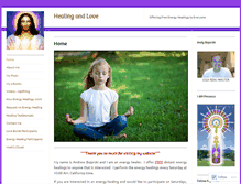Tablet Screenshot of healingandlove.com